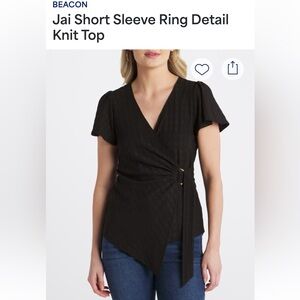 Beacon Ring Detail Knit Top